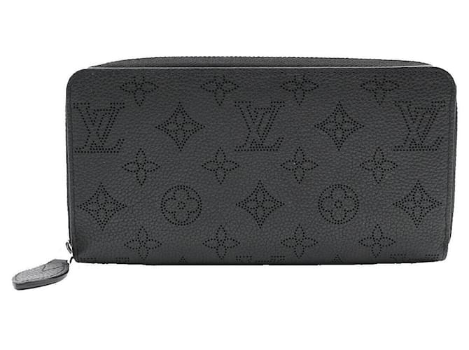 LOUIS VUITTON Zippy wallet Black Leather  ref.1537599