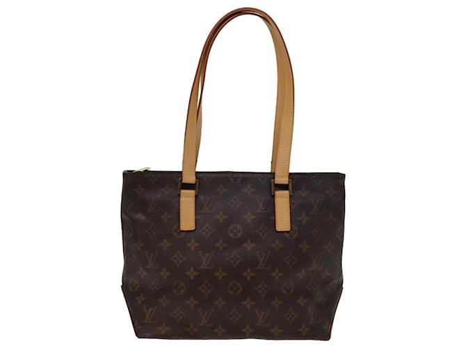 LOUIS VUITTON Mezzo Tote Braun Leinwand  ref.1537628