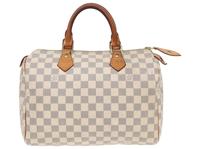 Louis Vuitton Speedy 30 Marrom Lona  ref.1537662