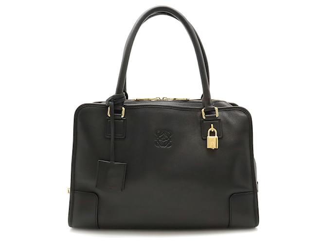 Loewe Amazona 35 Anagram Handbag Black Leather  ref.1537702