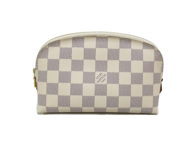 Louis Vuitton Pochette Tick PM Pouch Bag White Cloth  ref.1537711