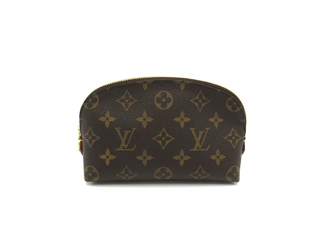 Louis Vuitton Pochette Tick Pouch Bag Brown Monogram Cloth  ref.1537796