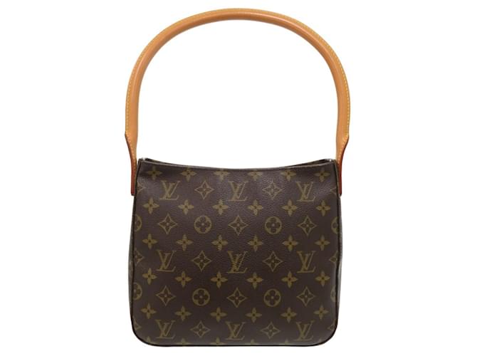 Louis Vuitton Monogram Looping MM Shoulder Bag Brown Patent leather  ref.1537842