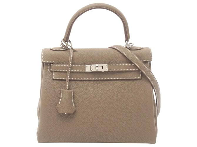 Hermès Kelly 25 Brown Leather  ref.1537909