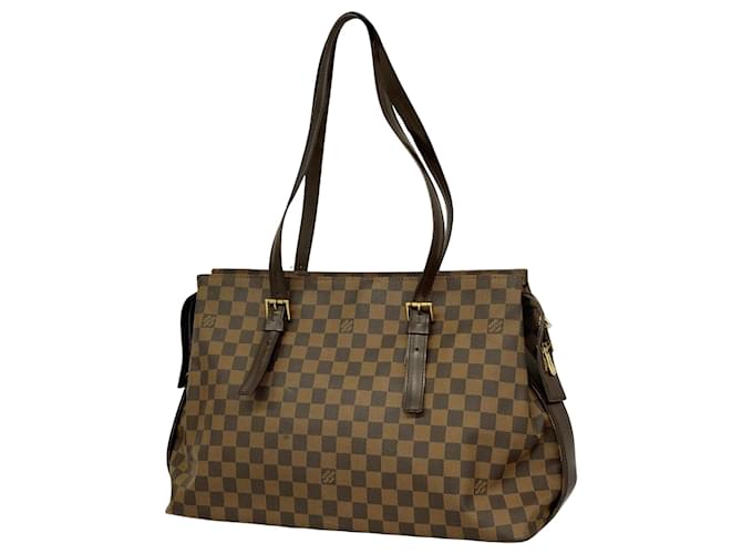 Louis Vuitton Chelsea Castaño Lienzo  ref.1537979