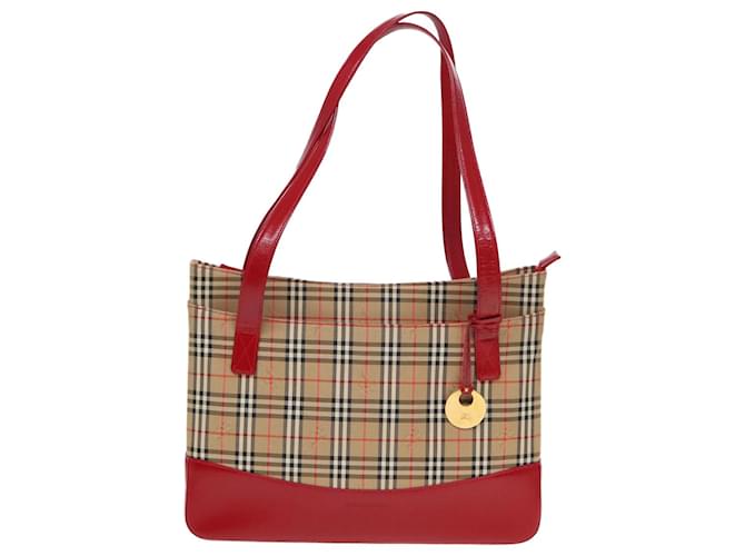 Burberry Nova Check Toile Beige  ref.1538112