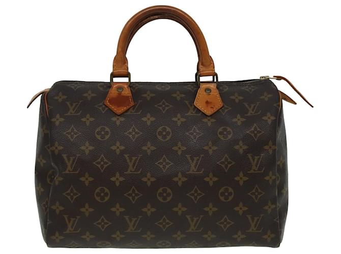 Louis Vuitton Speedy 30 Brown Cloth  ref.1538165