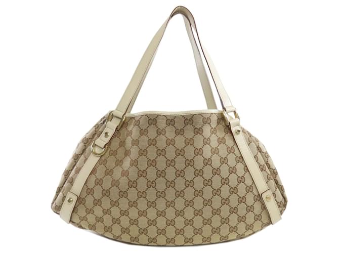 Gucci Abbey Castaño Lienzo  ref.1538172