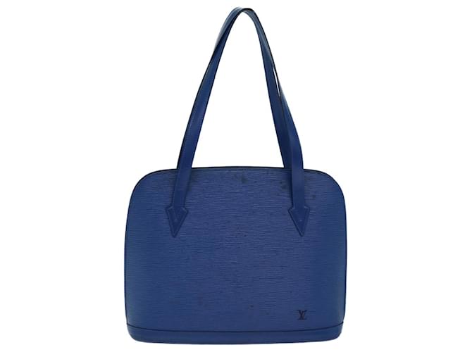 Louis Vuitton Lussac Blue Leather  ref.1538186