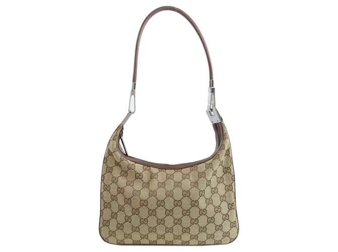 Canvas GG da Gucci Marrom Lona  ref.1538198