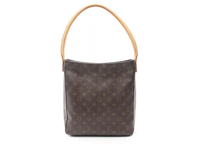 Bolso de Hombro Monograma Looping GM de Louis Vuitton Castaño Charol  ref.1538289