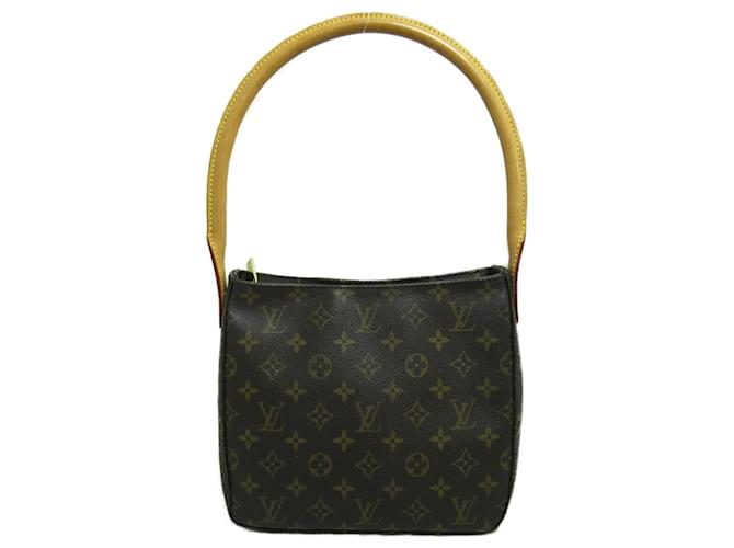 Sac à main Louis Vuitton Looping MM Toile Marron Monogramme  ref.1538916