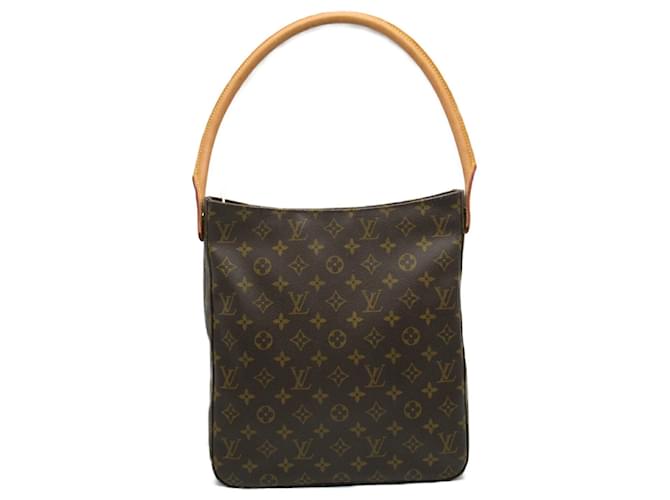 Sac à main Looping de Louis Vuitton Toile Marron Monogramme  ref.1538933