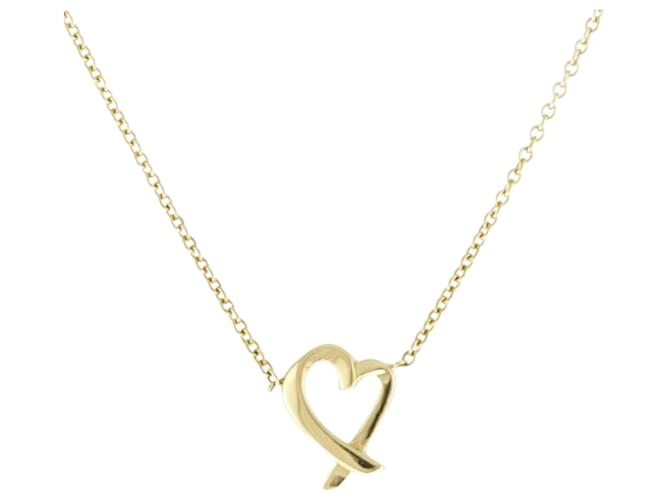 Tiffany & Co Colar Loving Heart Tiffany em ouro 18K Dourado Ouro amarelo  ref.1538966