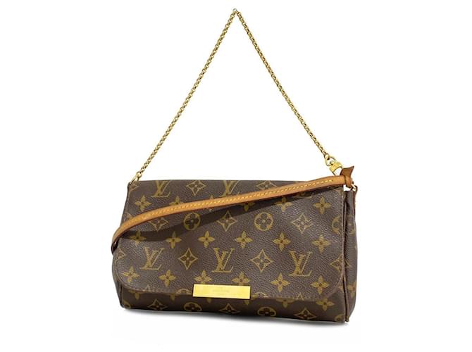 Bolso Louis Vuitton Monogram Favorite MM Castaño  ref.1538982