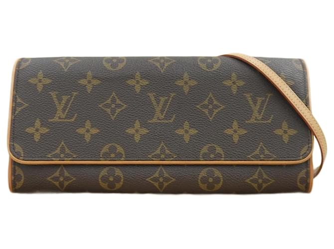 Pochette Twin GM M51852 Monogram Louis Vuitton Cuir vernis Monogramme  ref.1539064