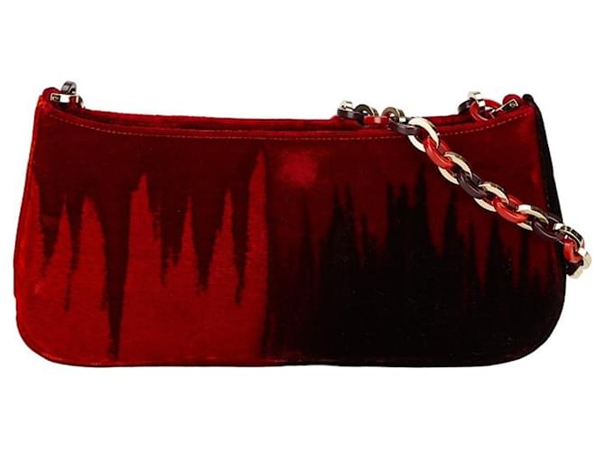 Salvatore Ferragamo Dark red Velvet  ref.1539065