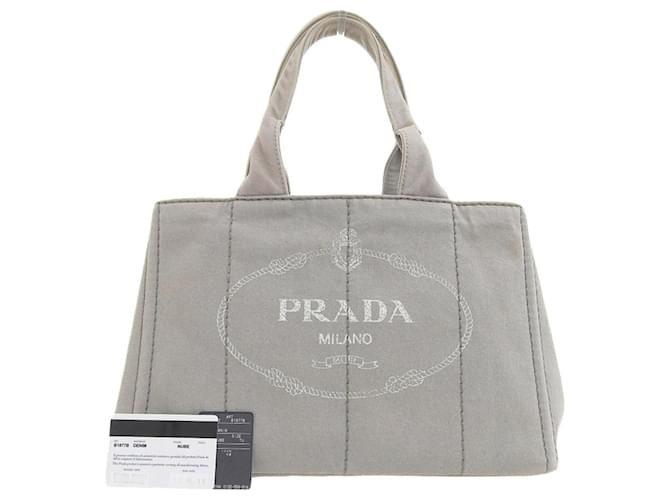 Bolsa de mão Prada Canapa Tote Marrom John  ref.1539076