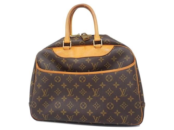 Bolsa Deauville Monogram Louis Vuitton Marrom  ref.1539125