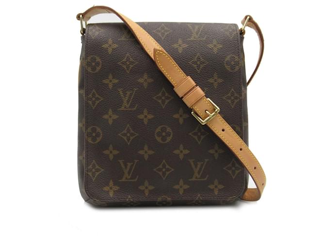 Sac à épaule Musette Salsa de Louis Vuitton Toile Marron  ref.1539188