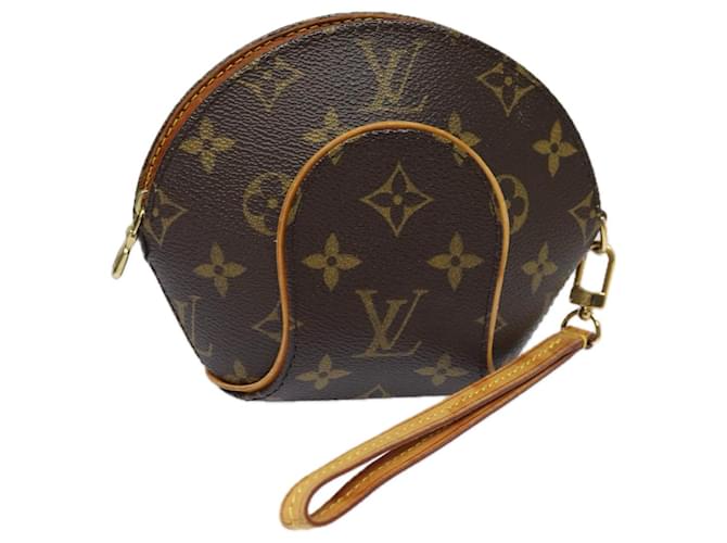 LOUIS VUITTON Monogram Mini ellipse Pouch M51129 LV Auth 84152A Cloth  ref.1539260