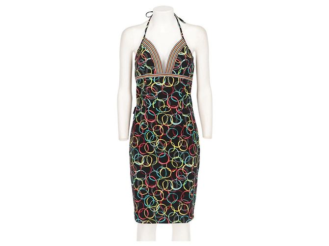 Moschino Multicolor Cotton Dress - 2000s Multiple colors