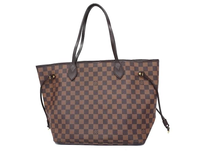 Sac à main Louis Vuitton Damier Neverfull MM Damier ebène  ref.1539532