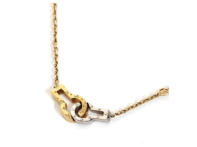 Collier Twin Rocks de Louis Vuitton Métal Argenté Doré  ref.1539706