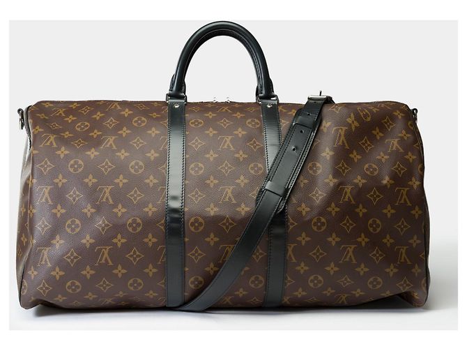 Bolsa LOUIS VUITTON Keepall em Lona Marrom - 102026