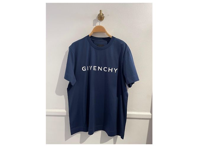Camisetas GIVENCHY T.International S Algodón Azul