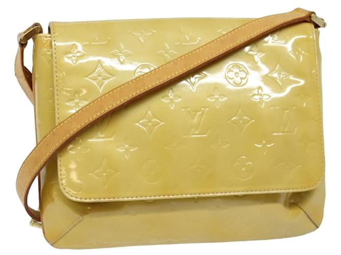 Louis Vuitton Thompson Yellow Patent leather  ref.1539998