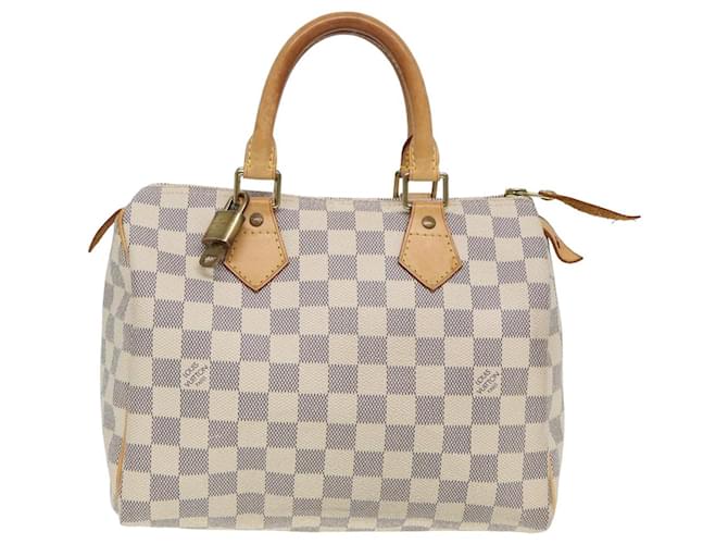 Louis Vuitton Speedy 25 Beige Cloth  ref.1540033