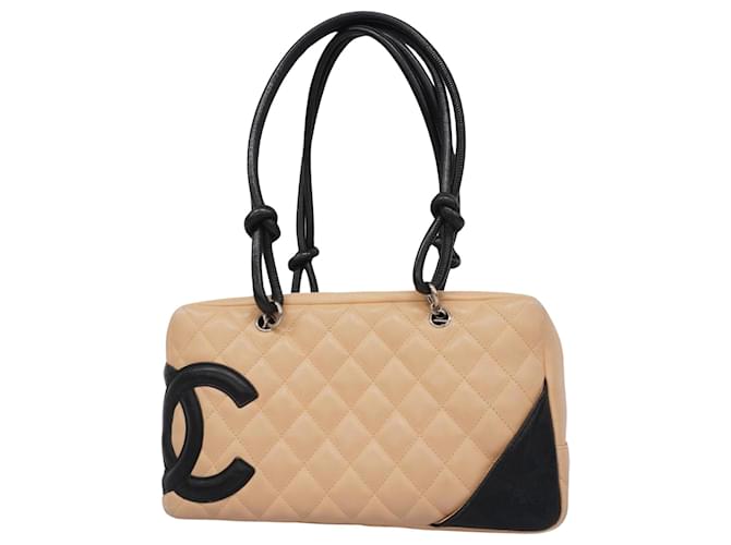 Chanel Cambon Beige Pelle  ref.1540045