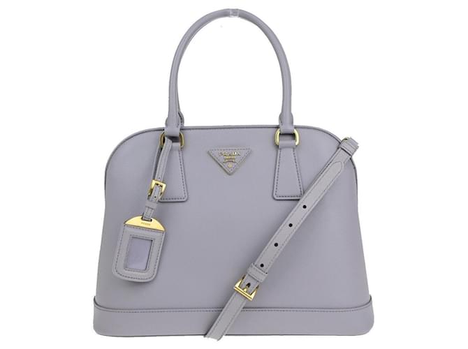 Prada Saffiano Púrpura Cuero  ref.1540090