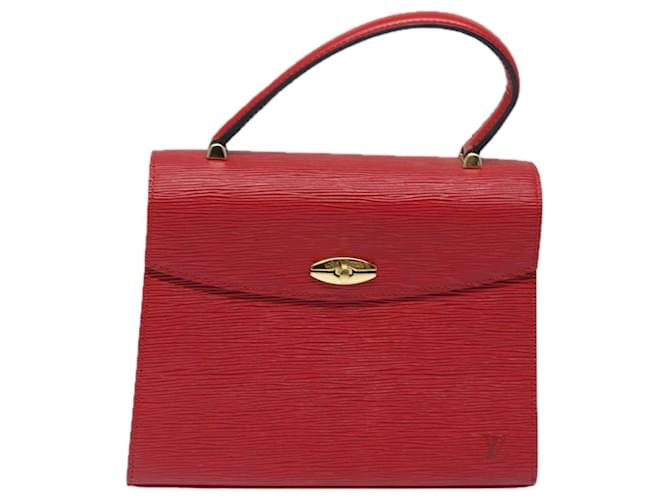 Louis Vuitton Malesherbes Vermelho Couro  ref.1540176