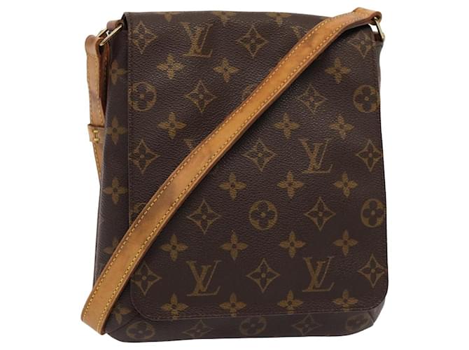 Louis Vuitton Musette Salsa Castaño Lienzo  ref.1540191