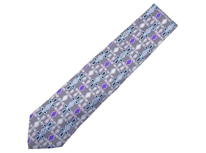 Autre Marque Emilio Pucci Gray Silk Tie Brown  ref.1541939