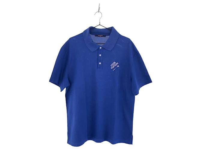 Louis Vuitton Embroidered Cotton Polo Shirt XL  ref.1542155