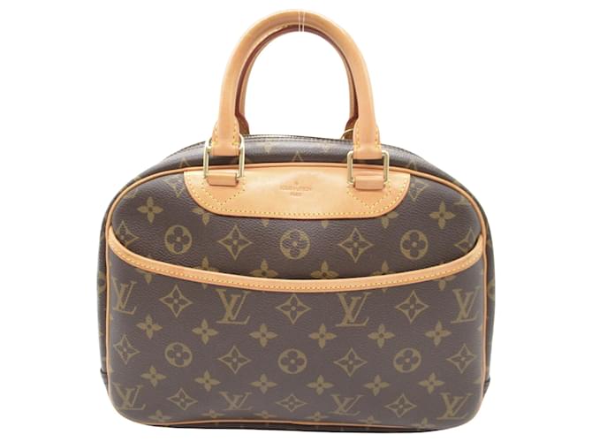 Louis Vuitton Trouville Marrone Tela  ref.1542480