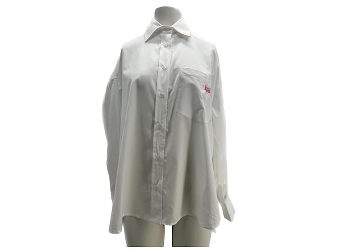 Autre Marque Not After Ten tops T.International M Cotton White  ref.1542728