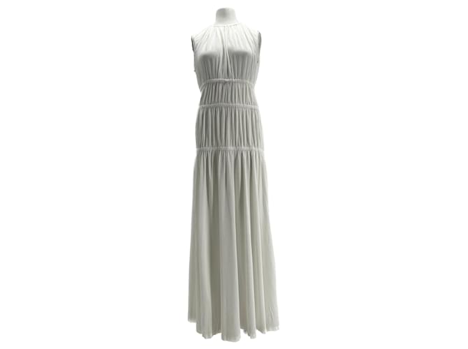 Autre Marque Bobkova dresses T.International S Cotton White  ref.1542755