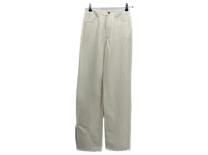 Autre Marque Loulou studio trousers T.International XS Viscose White  ref.1542775
