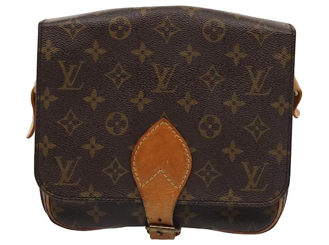 Louis Vuitton Cartouchiere Brown Cloth  ref.1542882