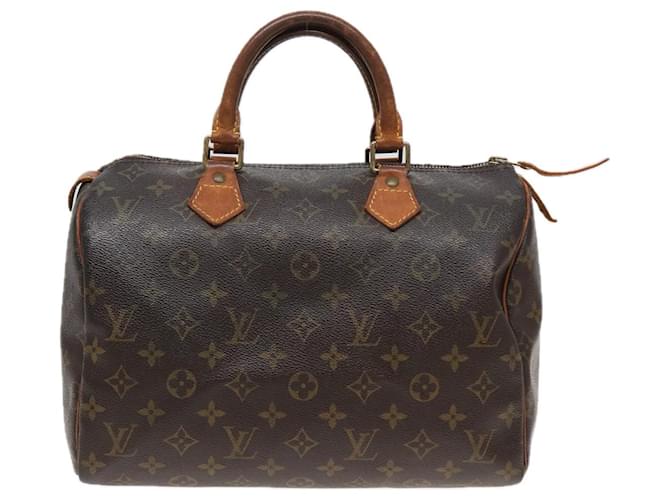 Louis Vuitton Speedy 30 Castaño Lienzo  ref.1542974