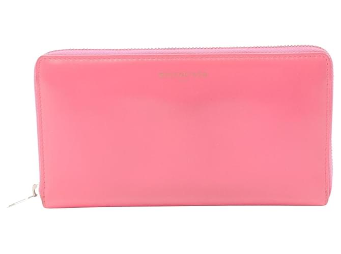 Balenciaga Continental Zip Around Pink Leder  ref.1543002