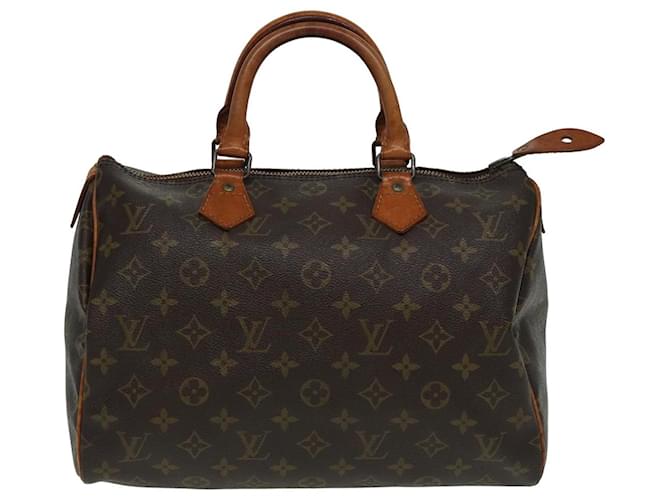 Louis Vuitton Speedy 30 Marrom Lona  ref.1543059