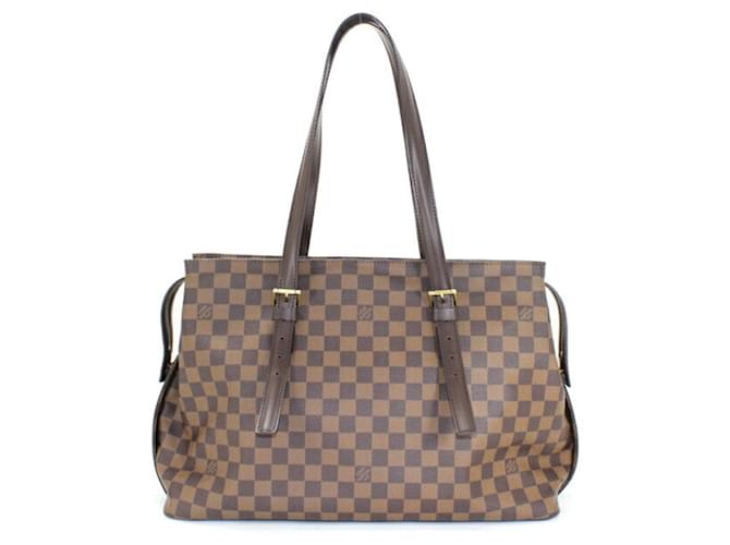 Chelsea Damier Schultertasche von Louis Vuitton Leinwand  ref.1543278