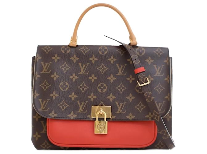 Louis Vuitton Brown Monogram Marignan Cloth Pony-style calfskin  ref.1543360