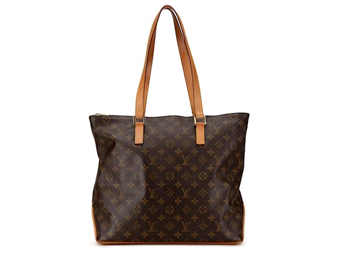 Sac Cabas Mezzo Monogram Marron Louis Vuitton Toile  ref.1543446