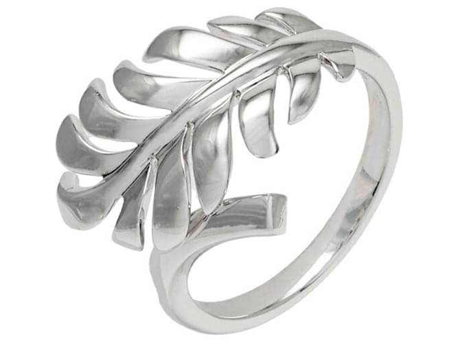 Chanel Plume Deux K18WG White Gold Ring  ref.1543480